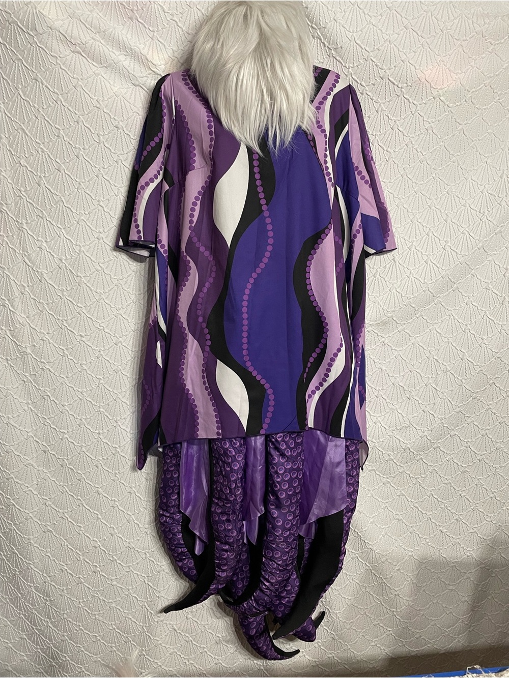 Women’s 2X/3X Plus Size Ursula Halloween Costume with Wig Excellent Condition